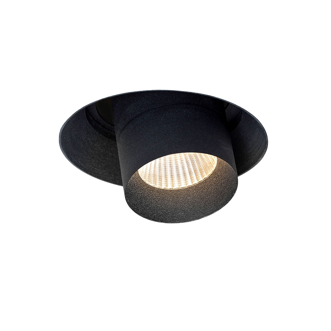 Duky downlight half-inbouw van HER Lighting. Minimalistisch armatuur.