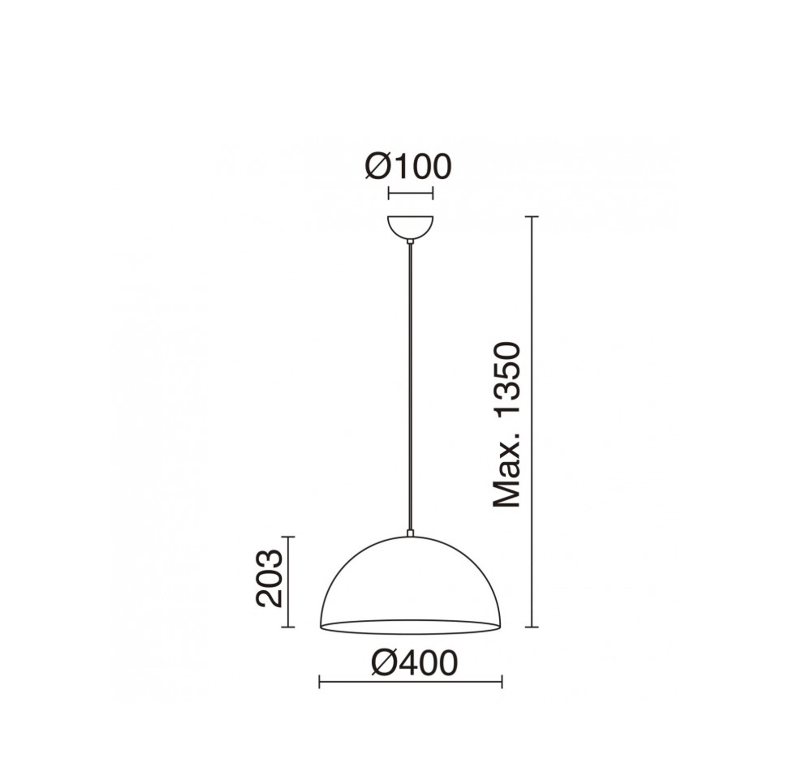 De Mildred is een hanglamp en ontworpen twee kleuren: wit of geborsteld aluminium; het is dus een ideale armatuur voor decoratie en verlichting van binnenruimtes als woonkamers of eetkamers.