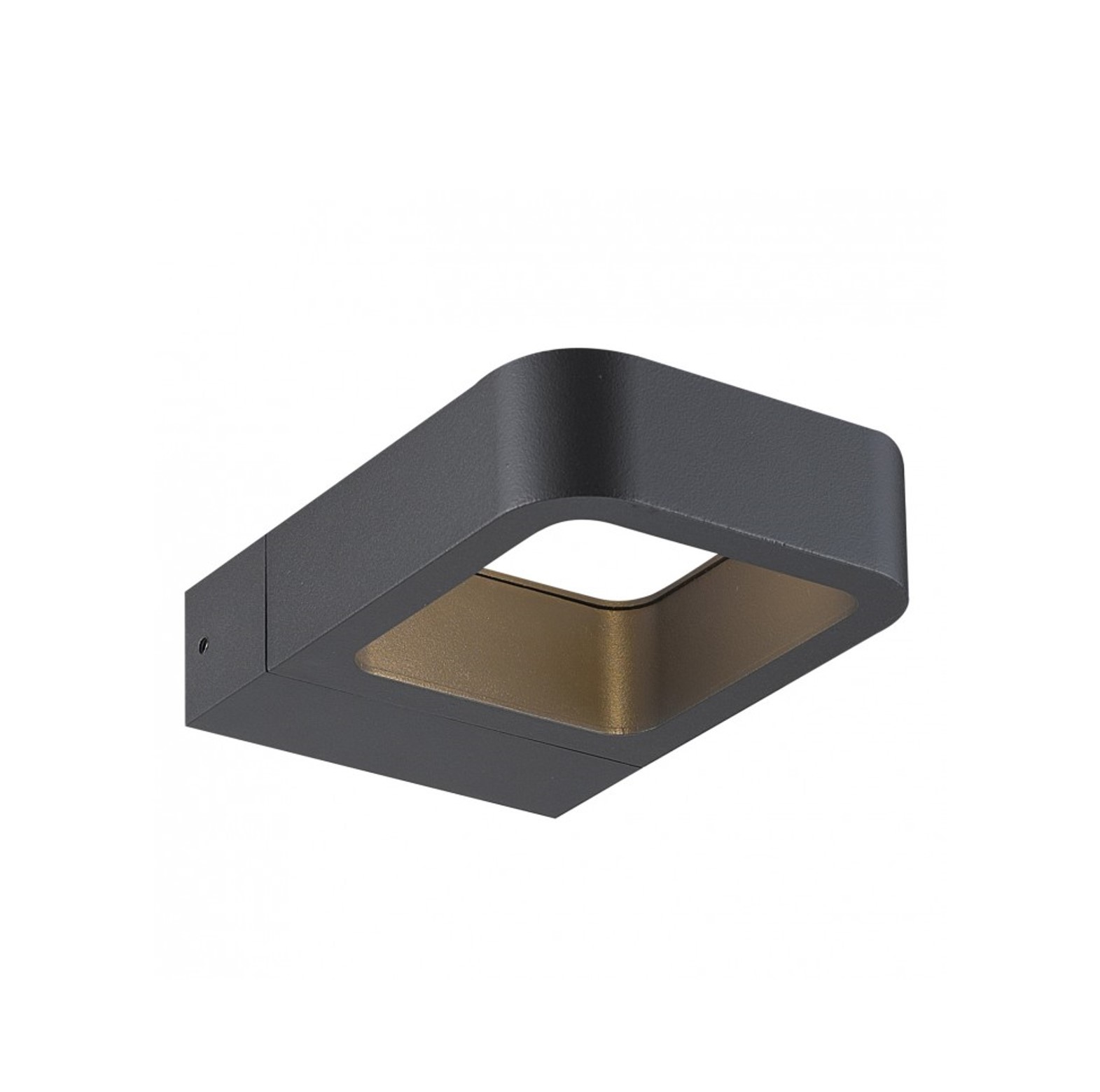 Wandlamp antraciet aluminium met strak ontwerp IP54